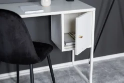 Schreibtisch Maru - modernes Design mit praktisch integriertem Seitenschrank
