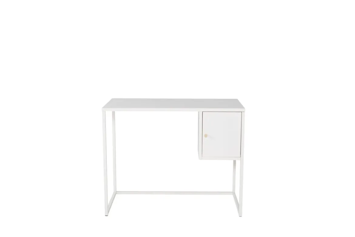 Schreibtisch Maru - modernes Design mit praktisch integriertem Seitenschrank