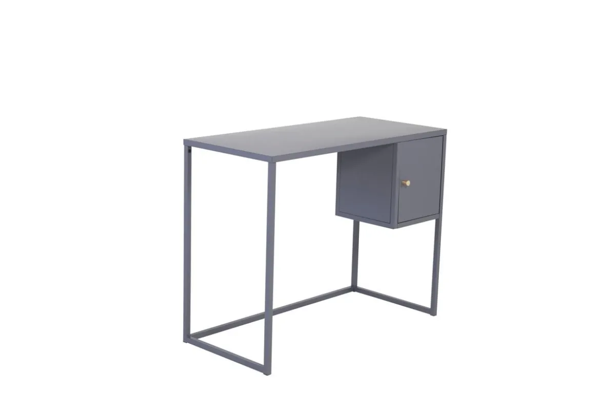 Schreibtisch Maru - modernes Design mit praktisch integriertem Seitenschrank
