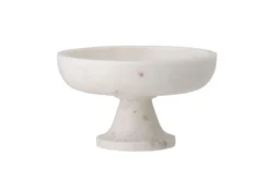 Schüssel Erin - Weißer Marmor mit elegantem Stand