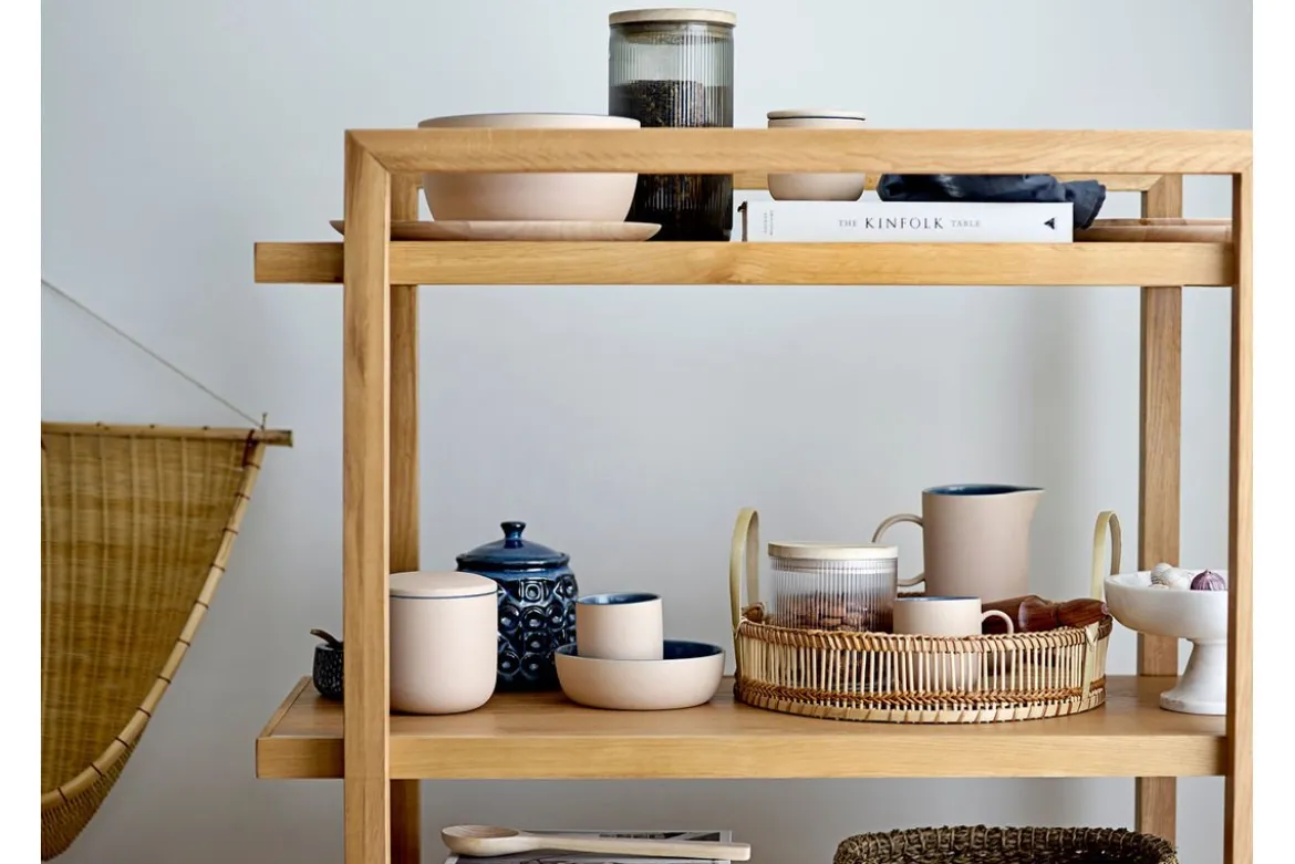 Schüssel Erin - Weißer Marmor mit elegantem Stand
