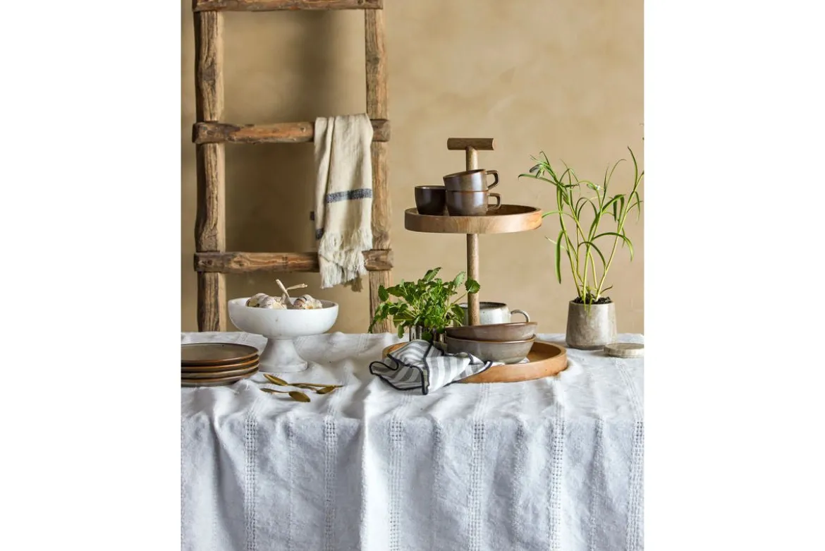 Schüssel Erin - Weißer Marmor mit elegantem Stand