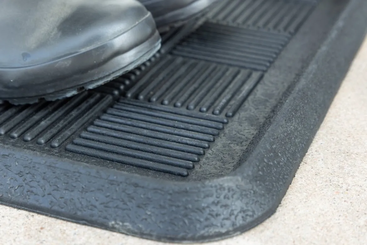 Schuhmatte Lora - in Schwarz aus Gummi