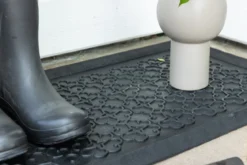 Schuhmatte Lora - in Schwarz aus Gummi