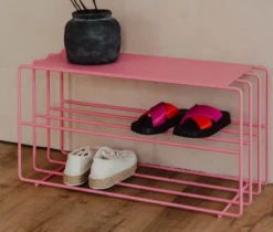 Schuhregal Neva – Metallregal mit Loft-Flair in vielen Farben