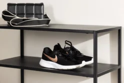 Schuhregal Nevio – Schwarz, Minimal Industrial