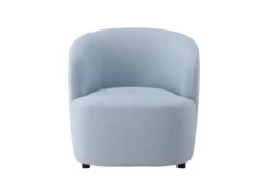 Sessel Bobby - Hellblauer Einzelsitzer in Birke