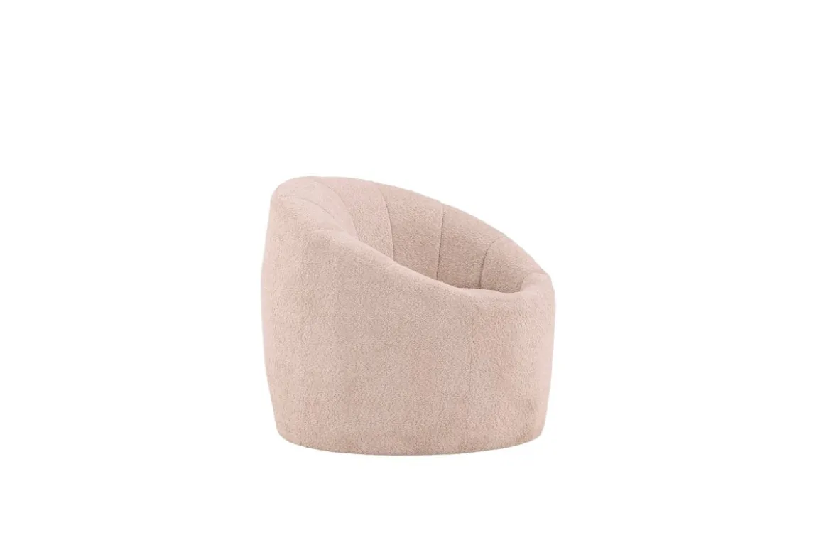 Sessel Effi - mit beigem Polyesterbezug