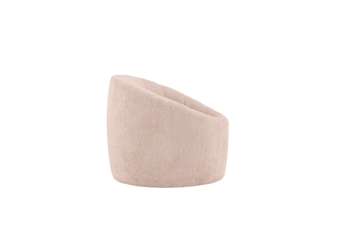 Sessel Effi - mit beigem Polyesterbezug