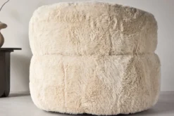 Sessel Fiby - Mit Polyesterbezug in Cremeweiß