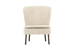 Sessel Hedwig - Mit beigem Polyesterstoff