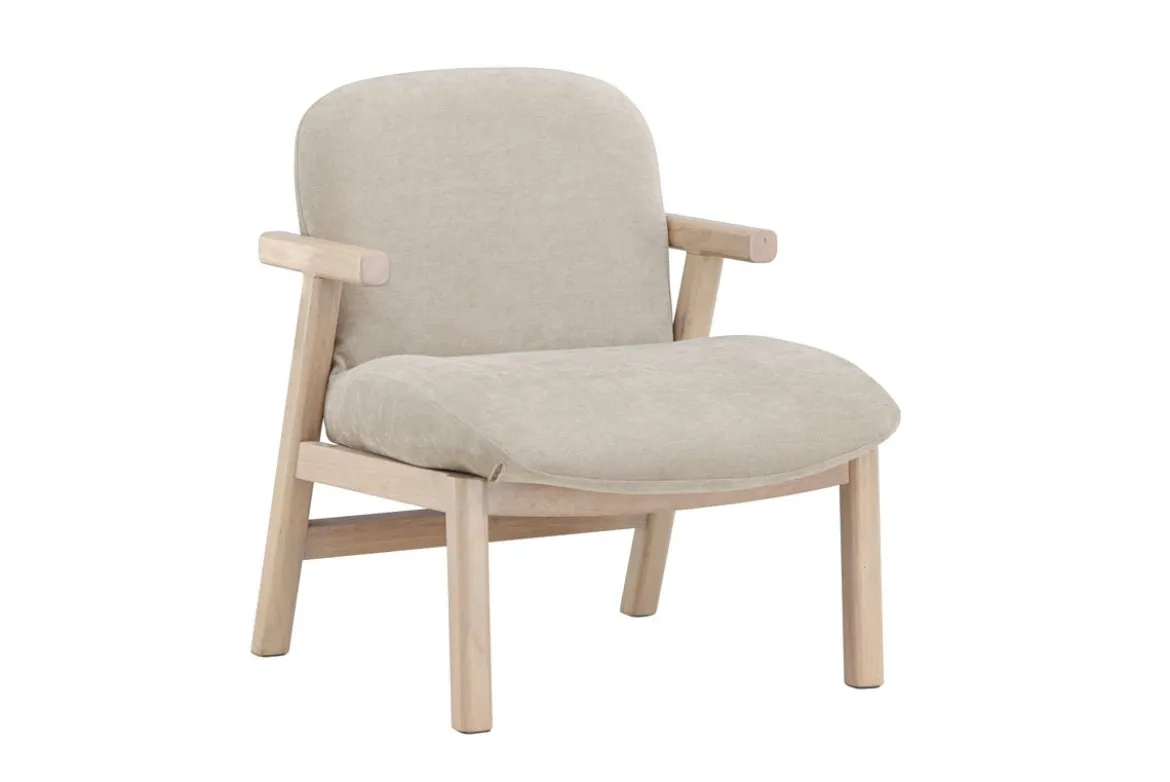 Sessel Railey - mit Gestell aus Gummibaumholz