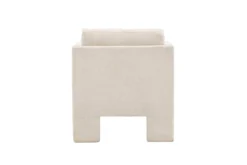 Sessel Rimini - mit weißem Bouclé-Stoff