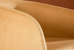 Sessel Sunny - mit gelbem Samtbezug