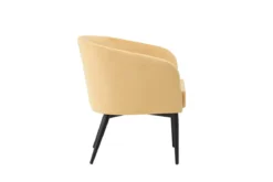Sessel Sunny - mit gelbem Samtbezug