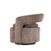 Sessel Velina - mit braunem Polyester- Manchester Stoff