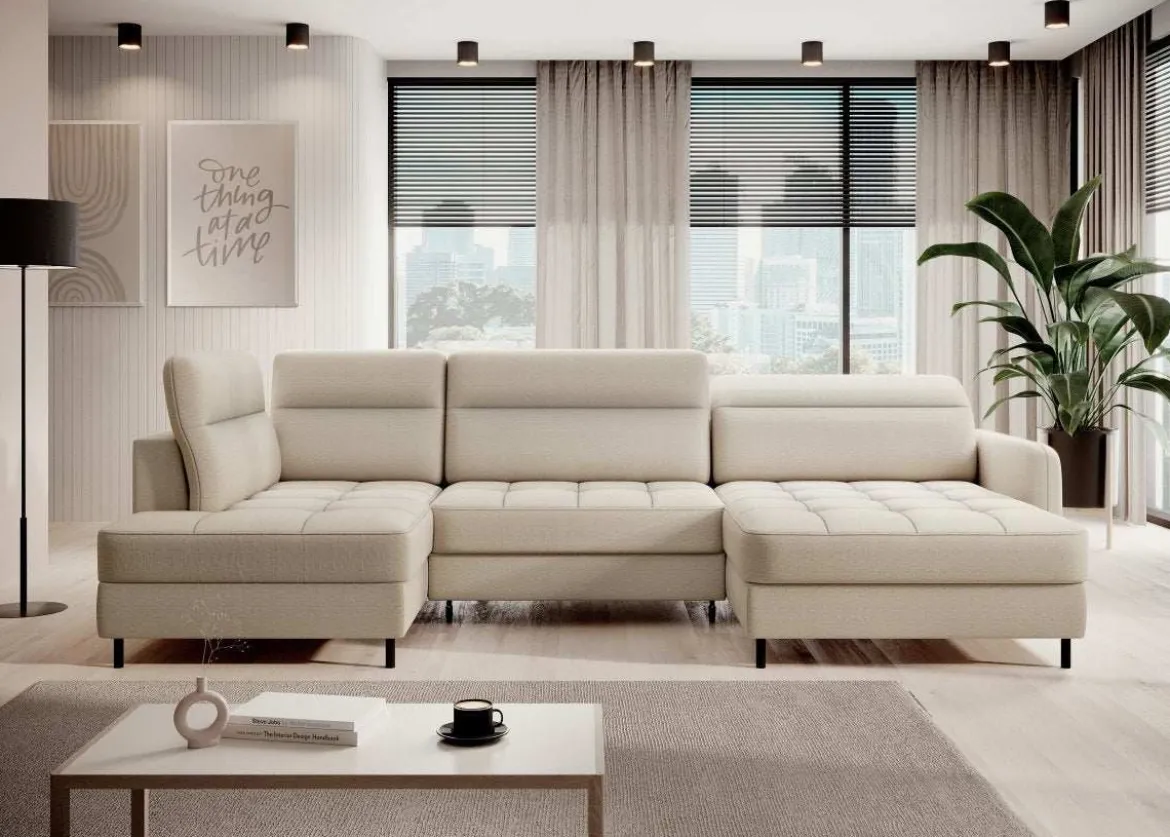 Sofa Belinda mit Schlaf- und Klappfunktion