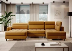 Sofa Belinda mit Schlaf- und Klappfunktion