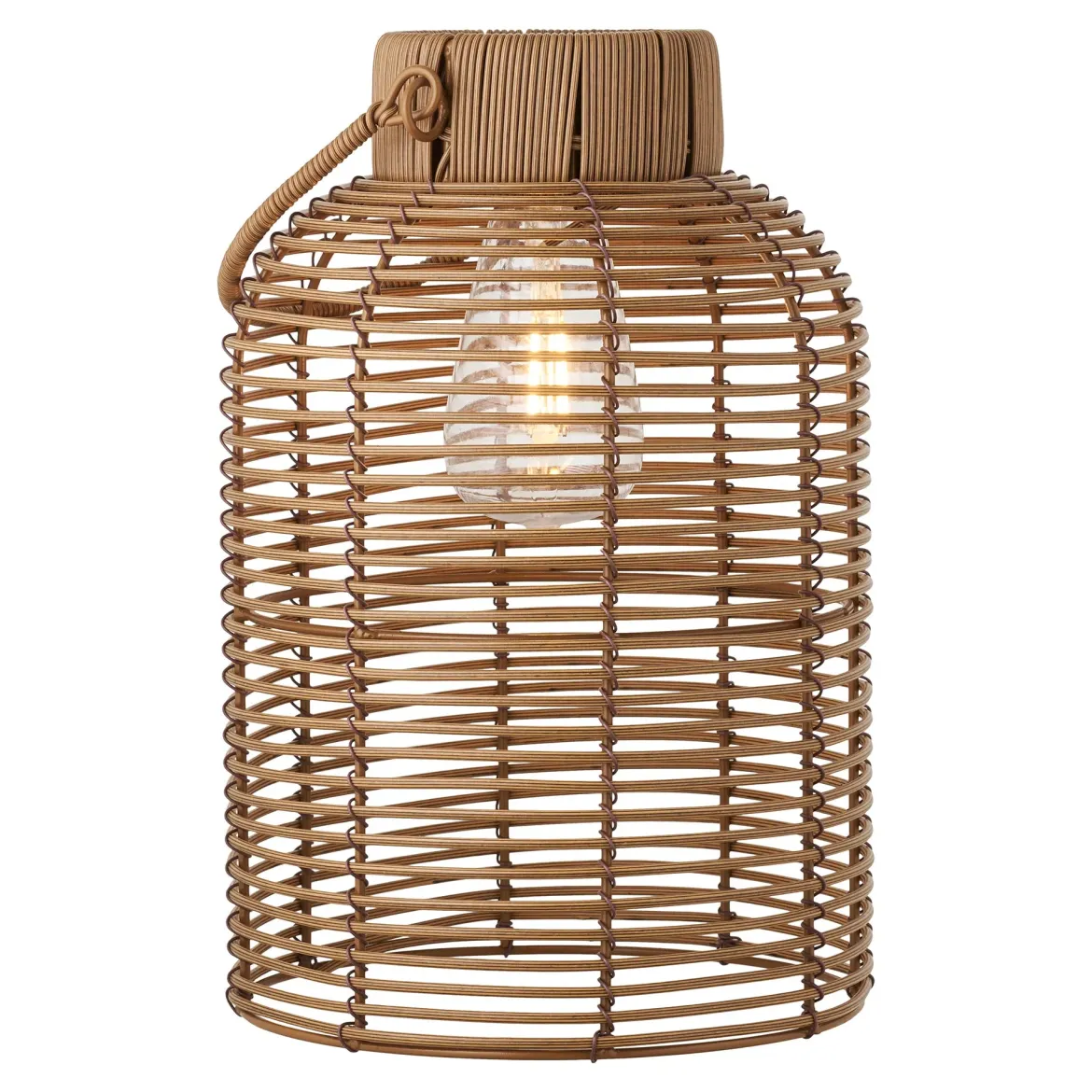 Solar-Tischlampe „Brentford“ – Natürlicher Charme