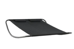 Sonnenliege Comfort - aus Polyester in Schwarz