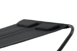Sonnenliege Comfort - aus Polyester in Schwarz