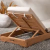 Sonnenliege Nara - aus Teakholz mit klappbarer Rückenlehne