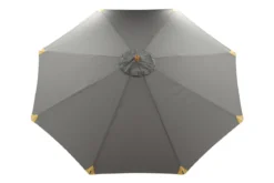Sonnenschirm Ifta – Ø330 cm in wahlweise Schwarz oder Grau