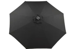 Sonnenschirm Lightning – Ø270 cm in wahlweise Schwarz oder Grau