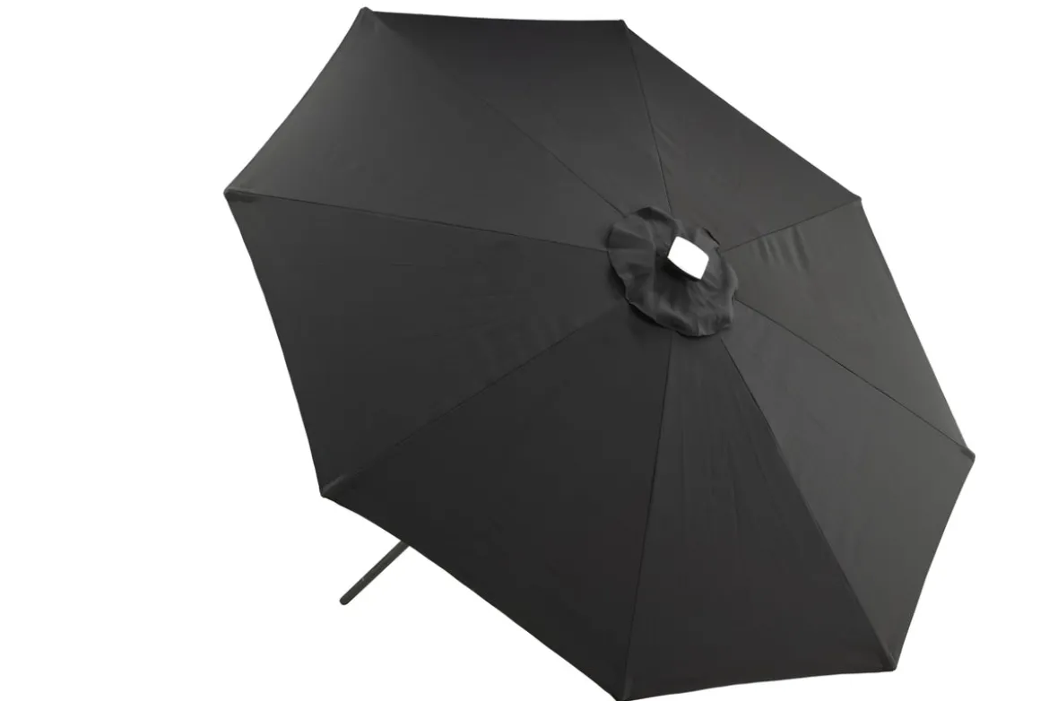 Sonnenschirm Lightning – Ø270 cm in wahlweise Schwarz oder Grau