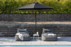 Sonnenschirm Mimor – Ø300 cm in Schwarz