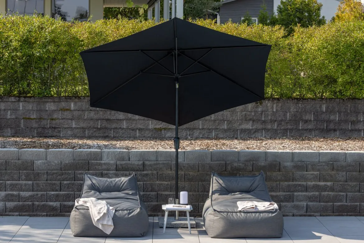 Sonnenschirm Mimor – Ø300 cm in Schwarz