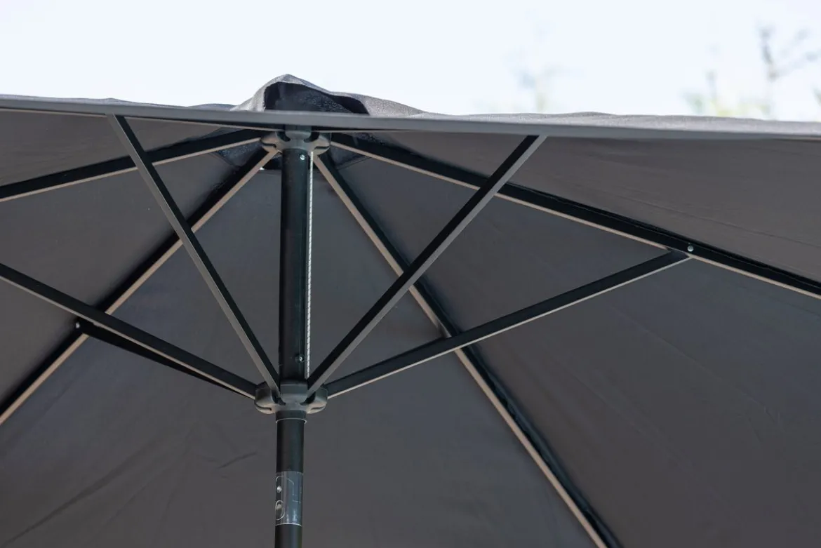 Sonnenschirm Mimor – Ø300 cm in Schwarz