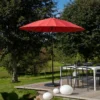 Sonnenschirm Rivierra – Ø270 cm in der Farbe Rot