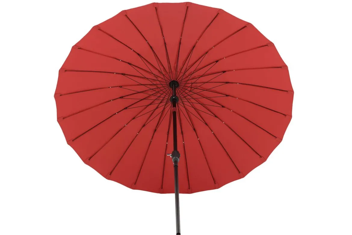 Sonnenschirm Rivierra – Ø270 cm in der Farbe Rot