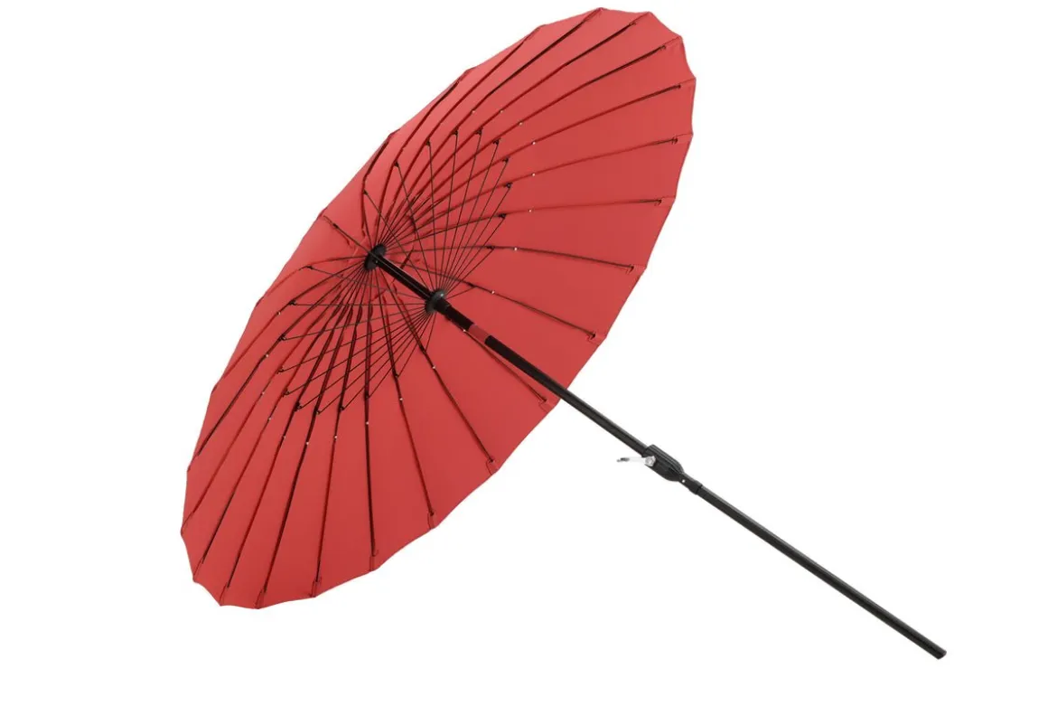 Sonnenschirm Rivierra – Ø270 cm in der Farbe Rot