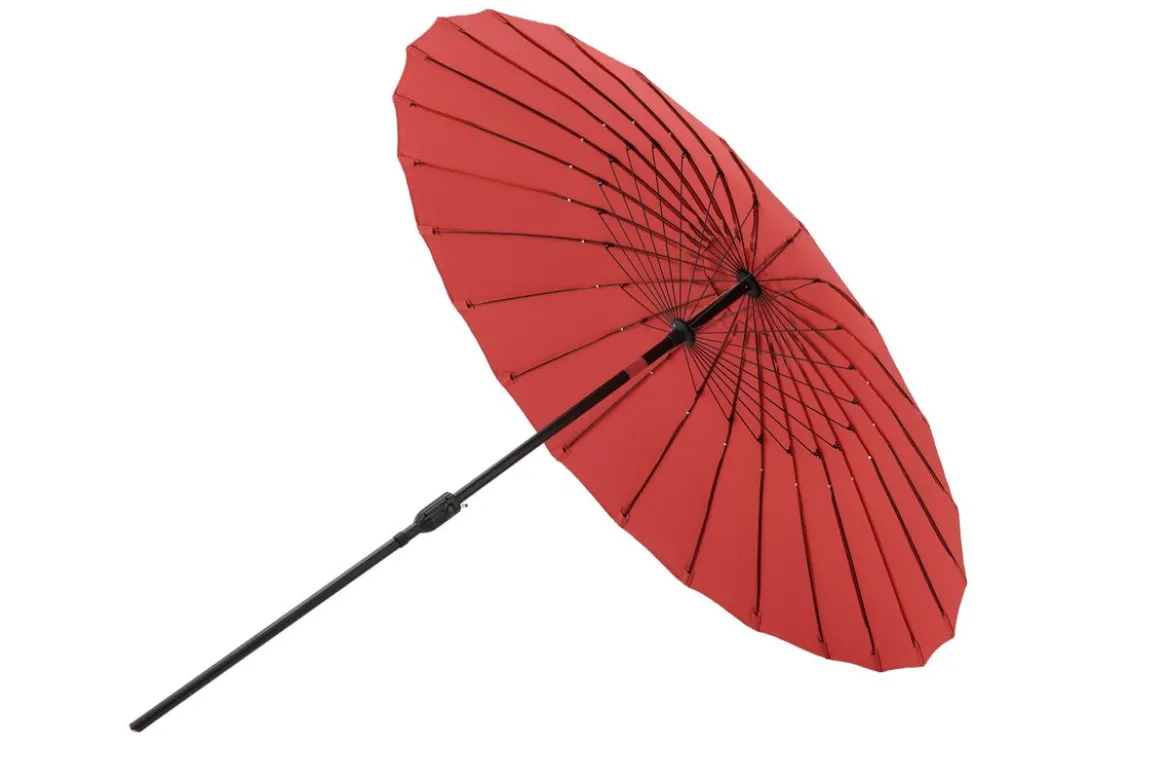Sonnenschirm Rivierra – Ø270 cm in der Farbe Rot