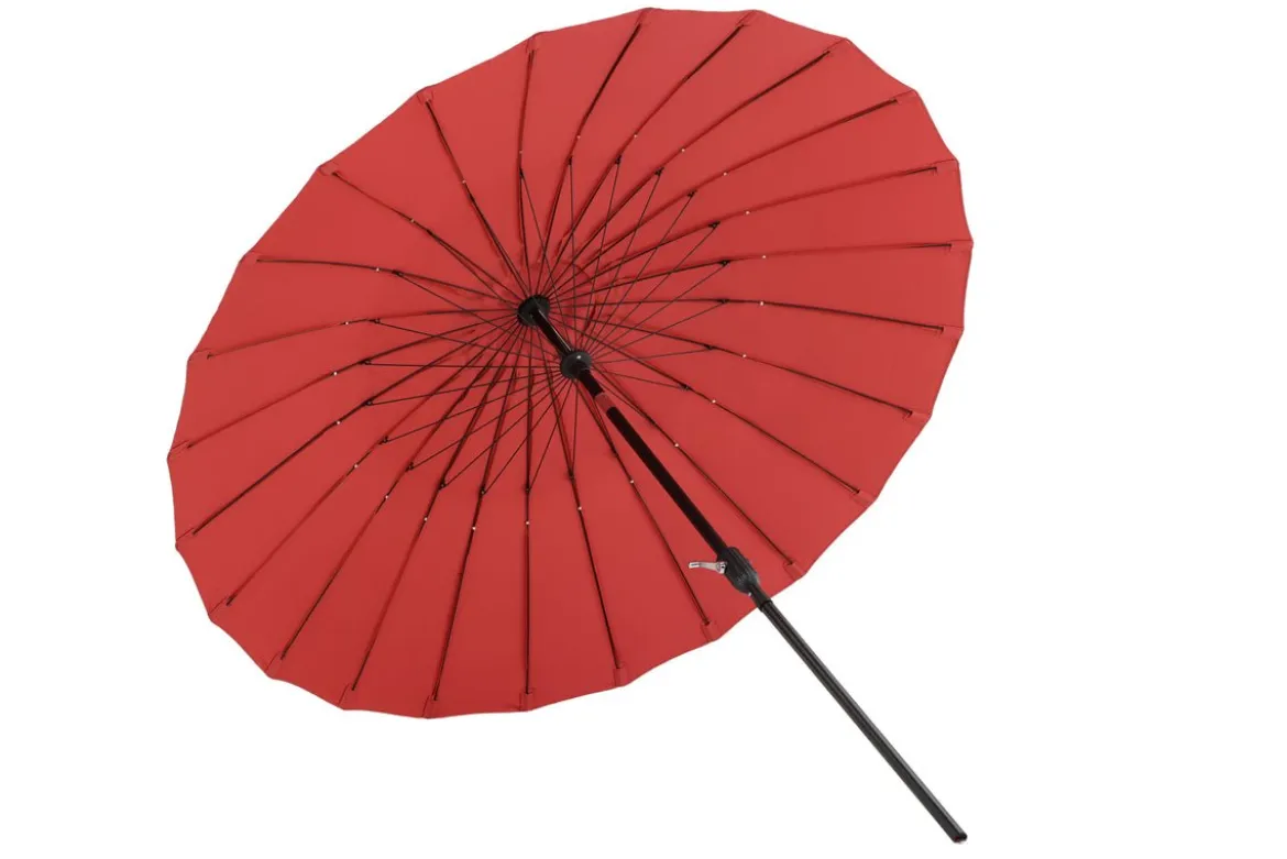Sonnenschirm Rivierra – Ø270 cm in der Farbe Rot