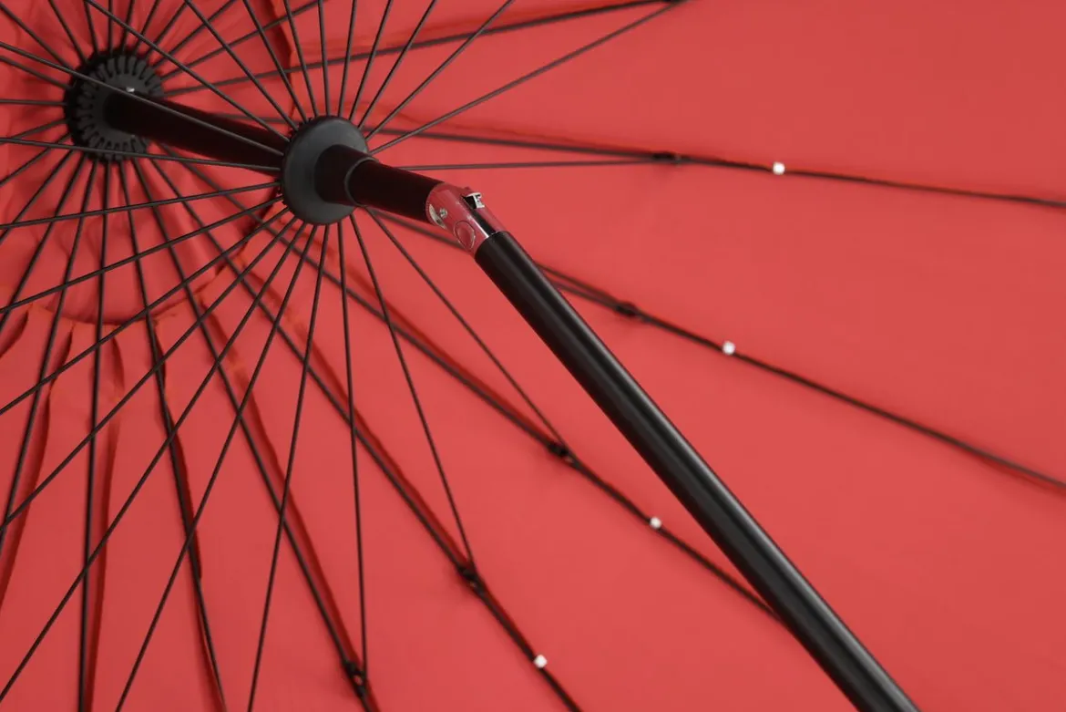 Sonnenschirm Rivierra – Ø270 cm in der Farbe Rot