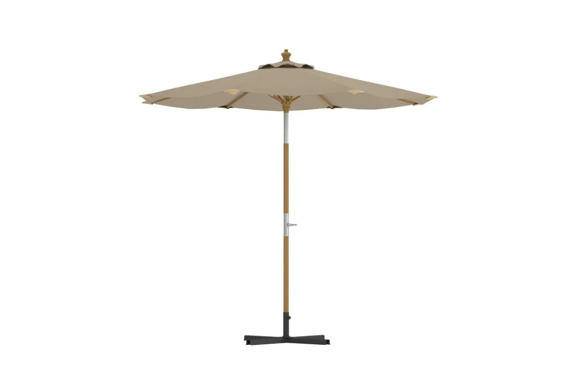 Sonnenschirm Solara – Ø270 cm in der Farbe Beige