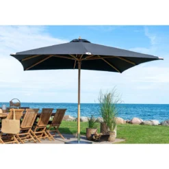 Sonnenschirm Toscana 300x300 mit Holzgestell