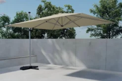 Sonnenschirm Velora – 294x294 cm in der Farbe Beige