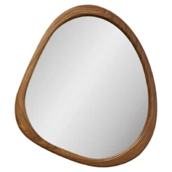 Spiegel Ardano – Organische Form im Holz-Look (44×48 cm)