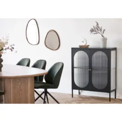 Spiegel Ardano XL – Organische Form im Holz-Look (38,5×64,5 cm)