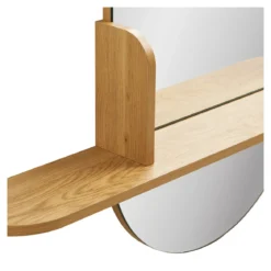 Spiegel Barco mit Ablage – Funktion & Design im Eichen-Look