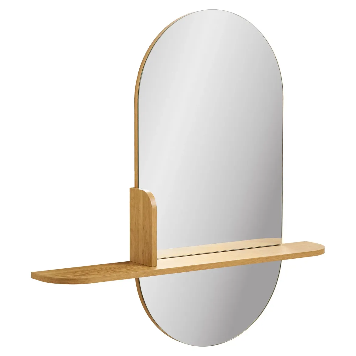 Spiegel Barco mit Ablage – Funktion & Design im Eichen-Look
