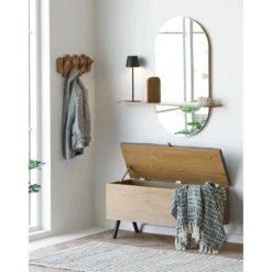 Spiegel Barco mit Ablage – Funktion & Design im Eichen-Look