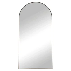 Spiegel Castaro – Bogenform mit schwarzem Alurahmen