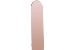 Spiegel Ira – in Roségold mit ovalem Design & silbernem Rahmen