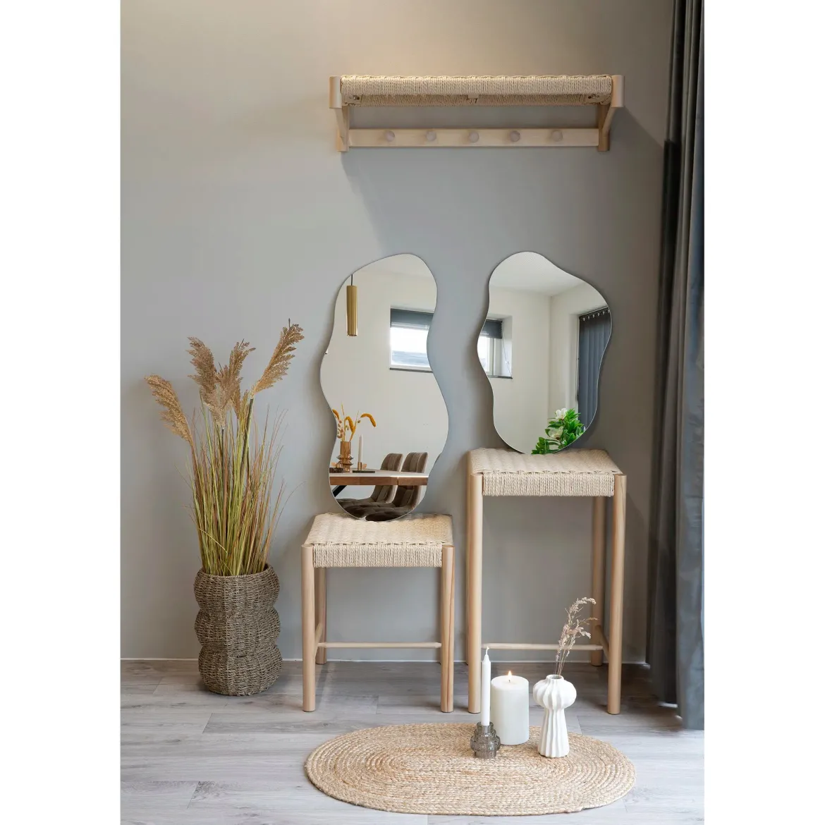 Spiegel Orviano – Organische Form aus Glas (40×60 cm)