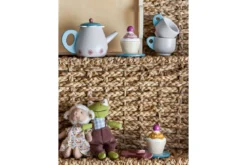 Spielset Ariel - buntes Teeservice mit Tablett & Cupcakes